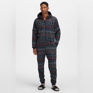 Fabletics EUC Hooded Onesie Mens Sz Medium